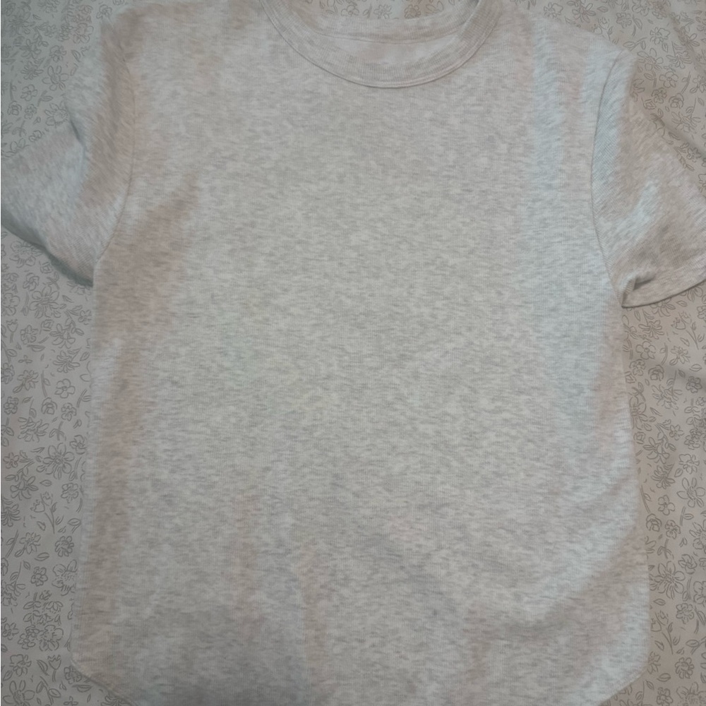 Gray Short Sleeve body suit